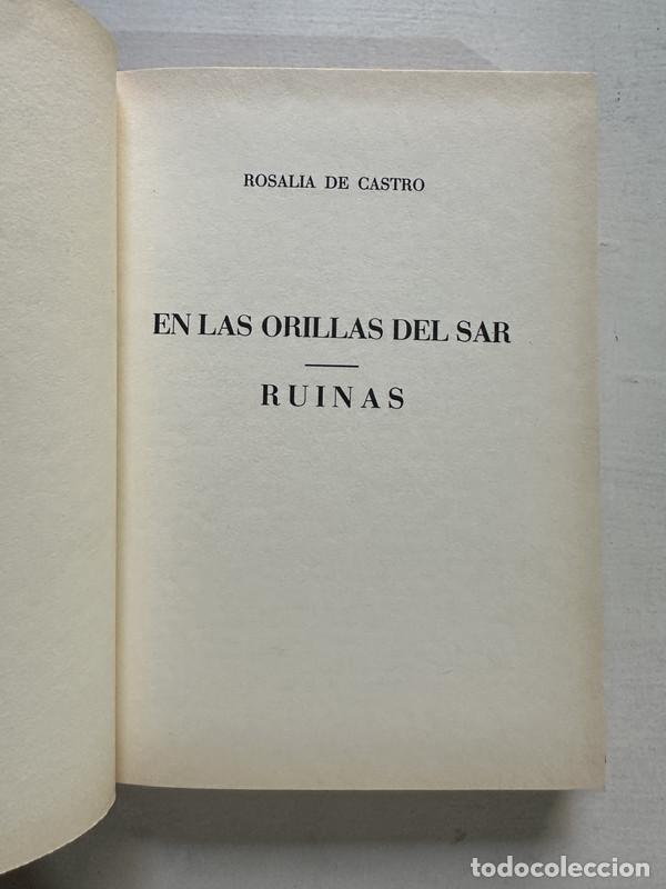 Libros de segunda mano: En las orillas del Sar - de Castro Rosalia