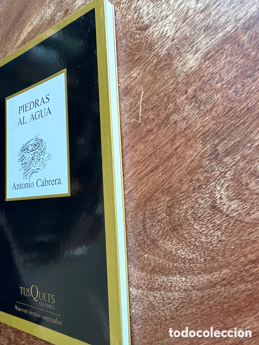 Libros de segunda mano: Piedras al agua Antonio Cabrera - Foto 4