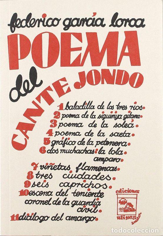 Libros de segunda mano: Poema del cante jondo. - Garc&iacute;a Lorca, Federico.