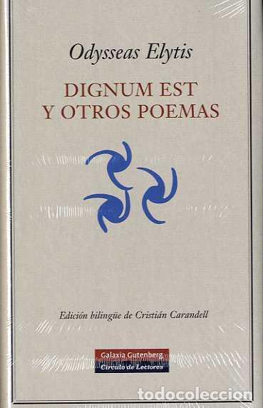 Libros de segunda mano: Dignum est y otros poemas. - Elytis, Odysseas.