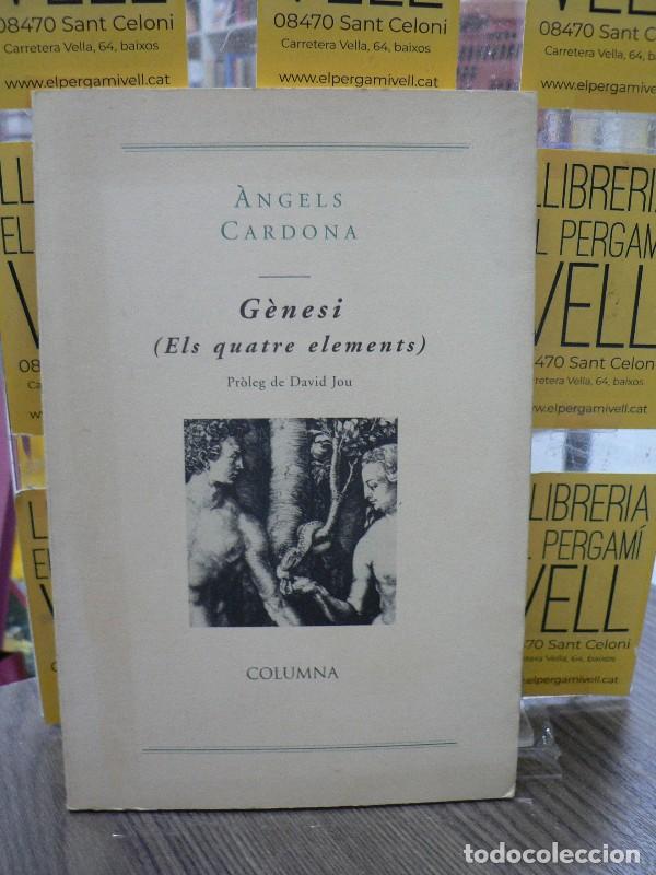 Libros de segunda mano: Genesi: Els Quatre Elements - &Agrave;ngeles Cardona - Columna Cat - Poesia Crema, 29