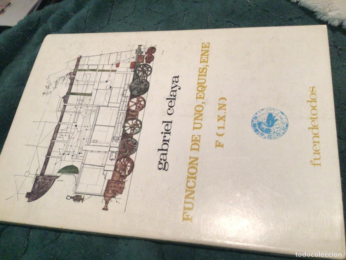 Libros de segunda mano: Gabriel Celaya con dedicatoria aut&oacute;grafa Funci&oacute;n de Uno,Equis, ene