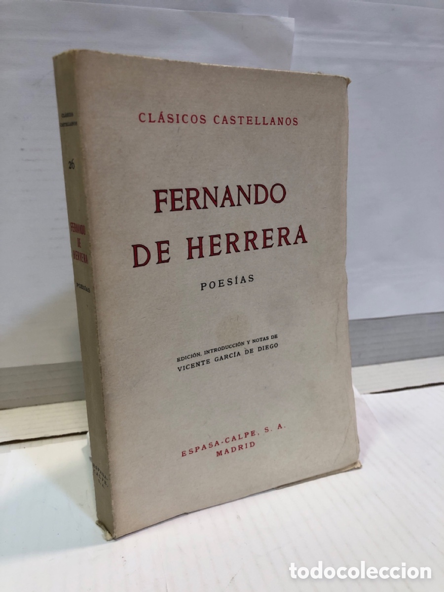 Libros de segunda mano: Fernando de Herrera. Poesias