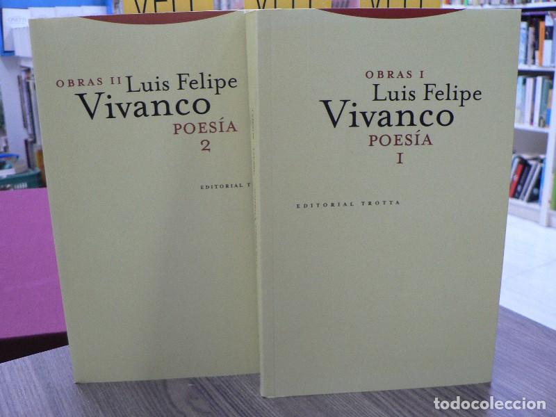 Libros de segunda mano: Poes&iacute;a: Poes&iacute;a I y Poes&iacute;a II - Luis Felipe Vivanco - Editorial Trotta - La dicha de enmudecer