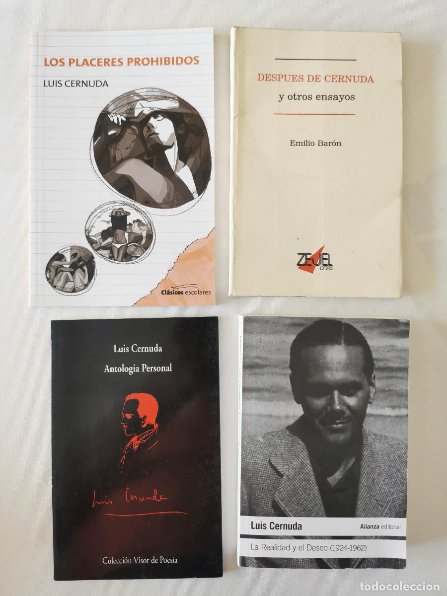 Libros de segunda mano: Luis Cernuda. Antolog&iacute;a Personal La Realidad y el Deseo Los placeres prohibidos EMILIO BAR&Oacute;N Despu&eacute;s