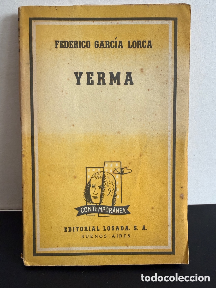 Libros de segunda mano: Federico Garc&iacute;a Lorca - Yerma (Editorial Losada, Buenos Aires)