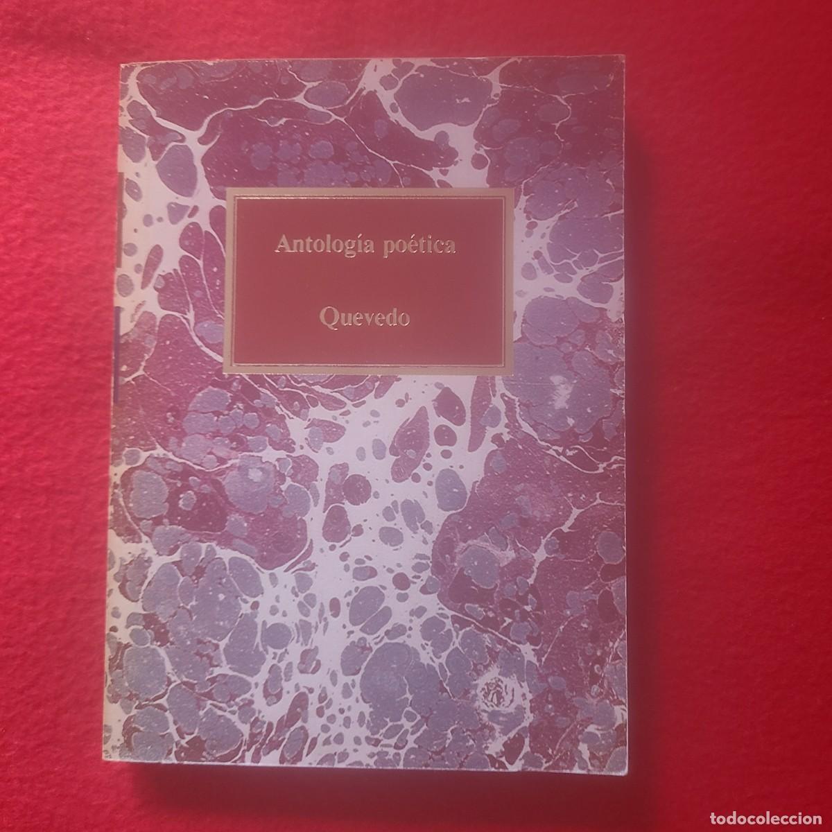 Libros de segunda mano: Antolog&iacute;a po&eacute;tica. Quevedo