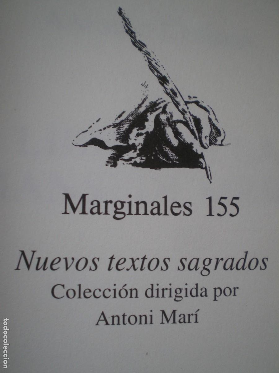 Libros de segunda mano: LIBRO DE LA MANSEDUMBRE. ANTONIO COLINAS. MARGINALES TUSQUETS. - Foto 4