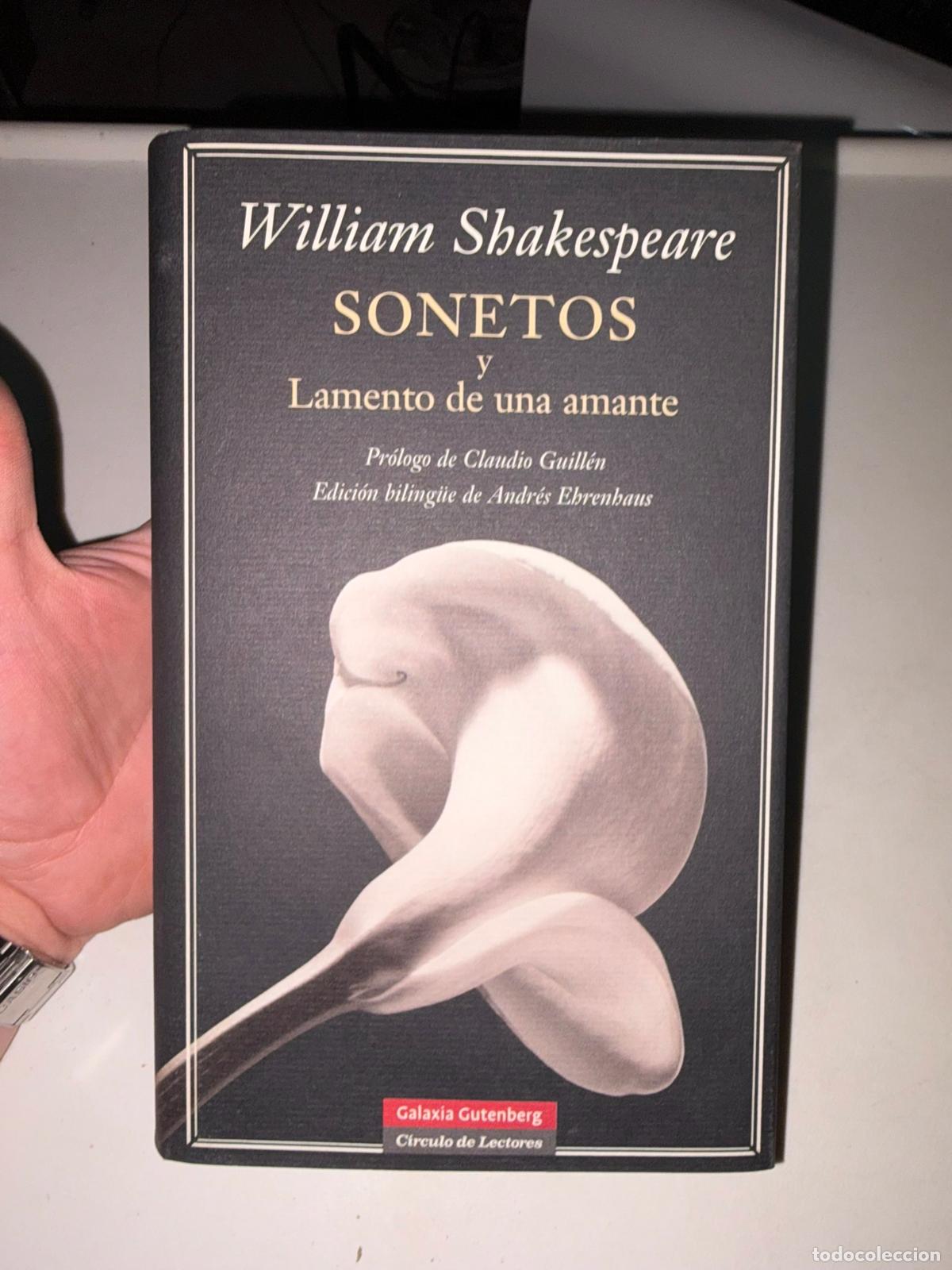 Libros de segunda mano: Sonetos y Lamento de una amante. William Shakespeare. Galaxia Gutenberg. Tapa dura.