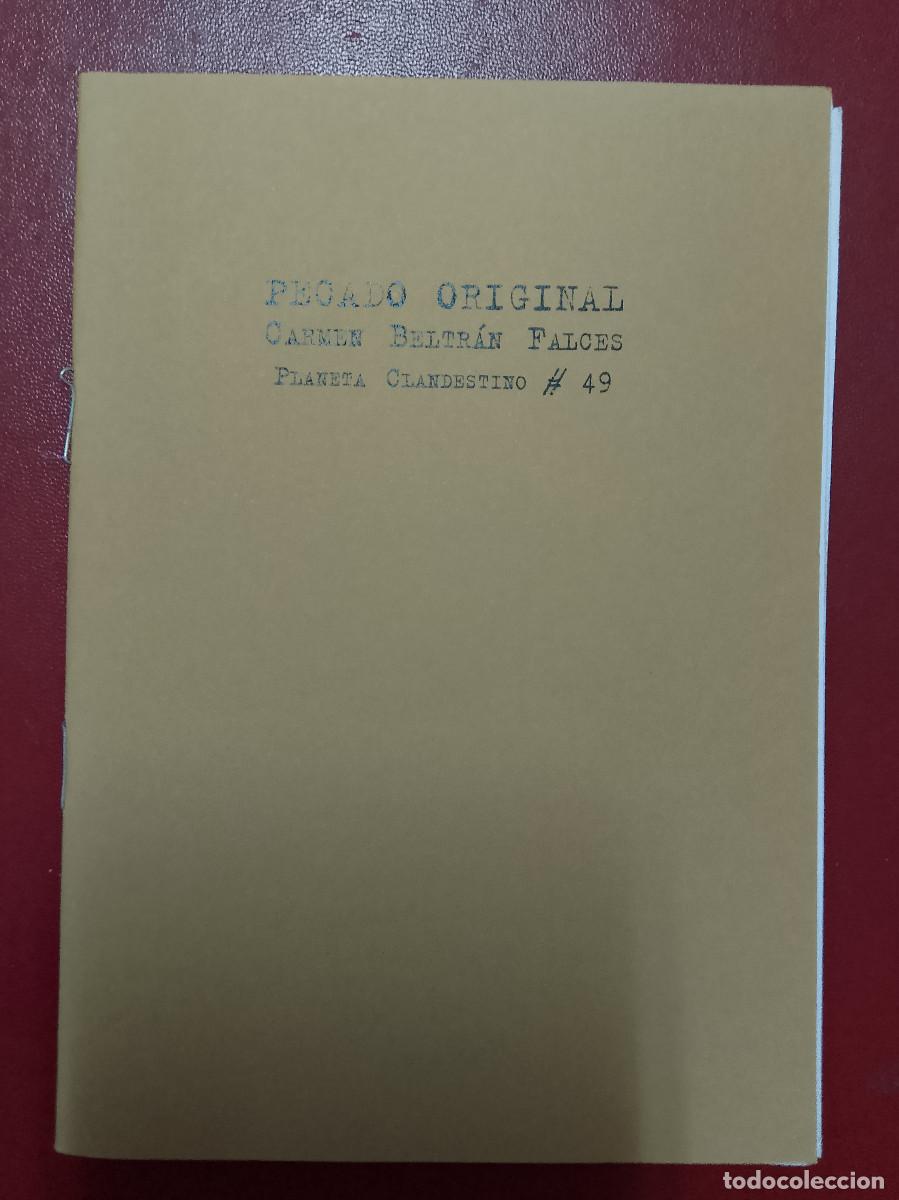 Libros de segunda mano: Carmen Beltr&aacute;n Falces: Pecado original (Ediciones del 4 de agosto. Colecci&oacute;n Planeta clandestino)
