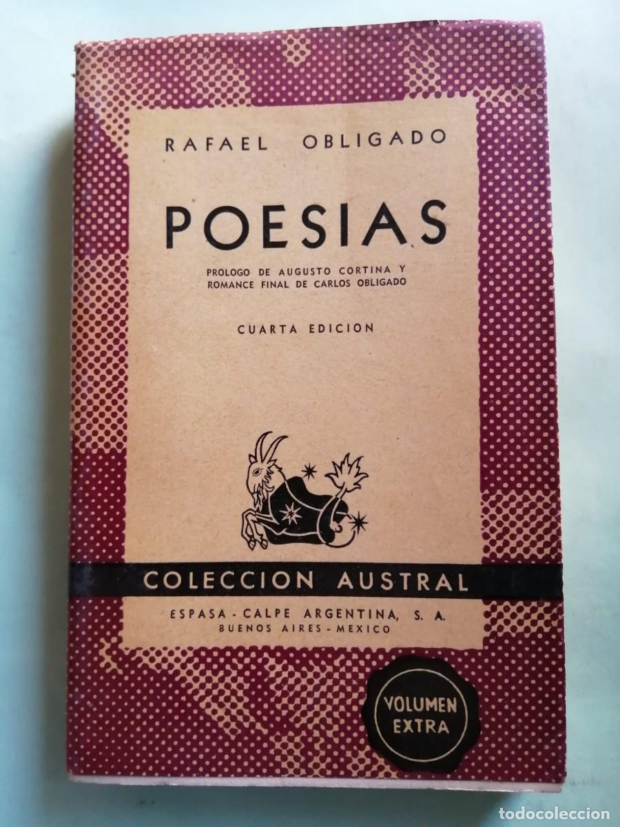 Libros de segunda mano: POESIAS (RAFAEL OBLIGADO ) COLECCION AUSTRAL