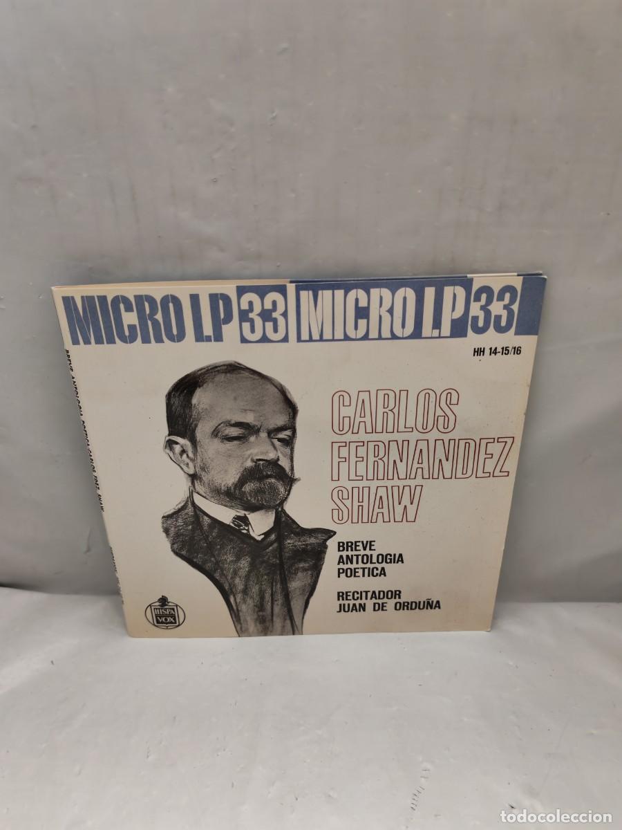 Second hand books: Carlos Fern&aacute;ndez Shaw: Breve Antolog&iacute;a Po&eacute;tica, Vol. 1 y Vol. 2 (Doble Single Micro LP)