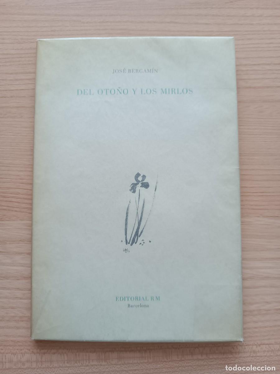 Libros de segunda mano: Del oto&ntilde;o y los mirlos - Jos&eacute; Bergam&iacute;n. RM