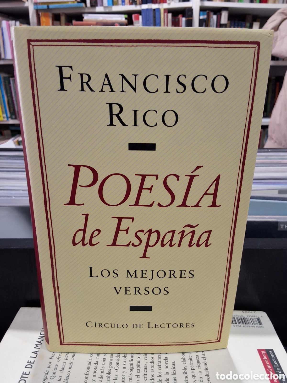 Libros de segunda mano: POES&Iacute;A DE ESPA&Ntilde;A - LOS MEJOREA VERSOS - FRANCISCO RICO