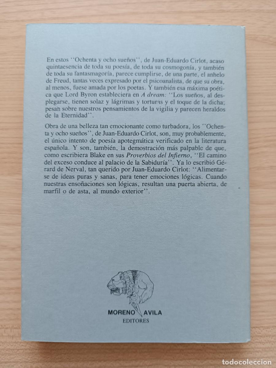 Libros de segunda mano: 88 sue&ntilde;os - Juan-Eduardo Cirlot - Foto 2