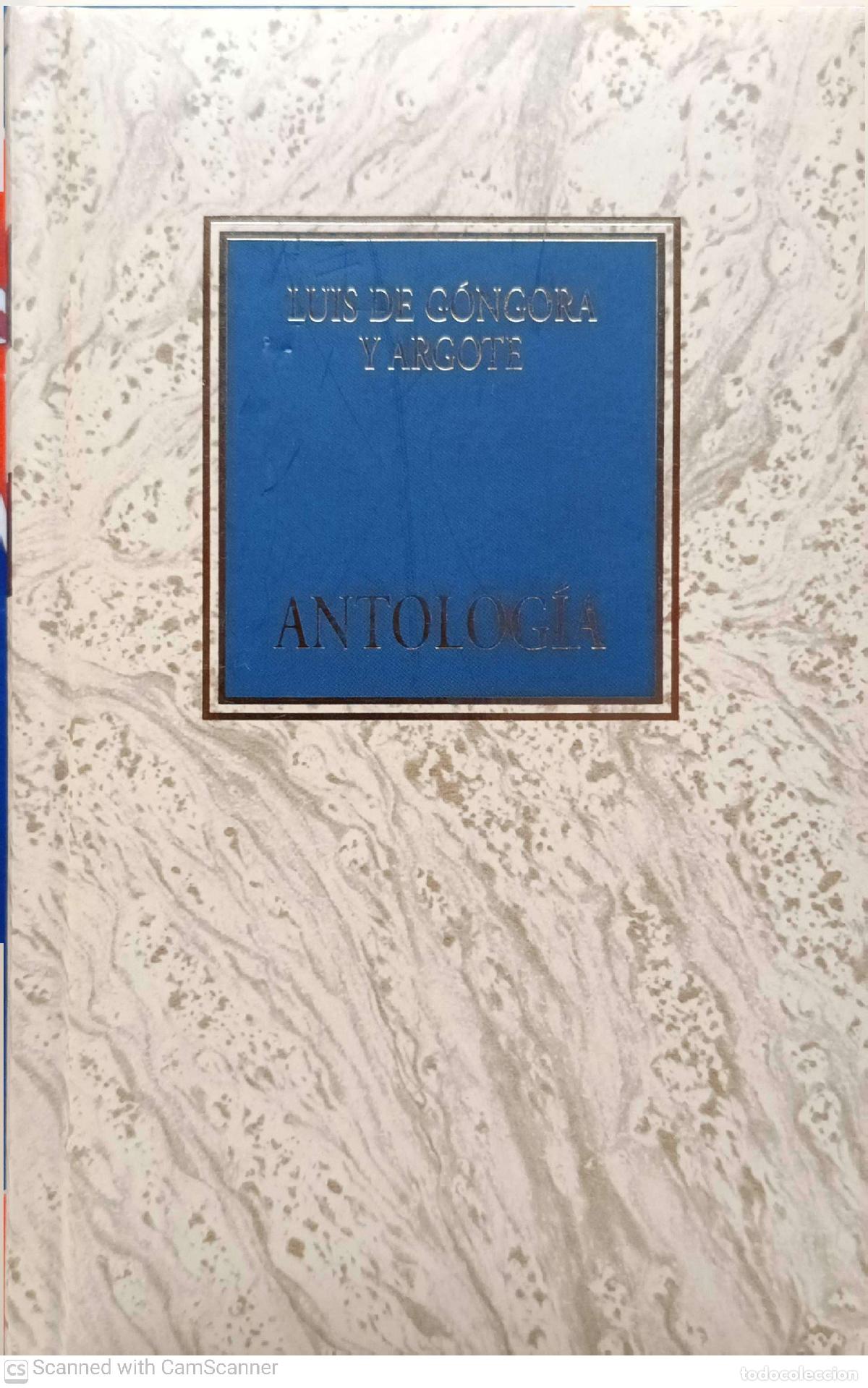 Libros de segunda mano: Antolog&iacute;a - Luis de G&oacute;ngora y Argote