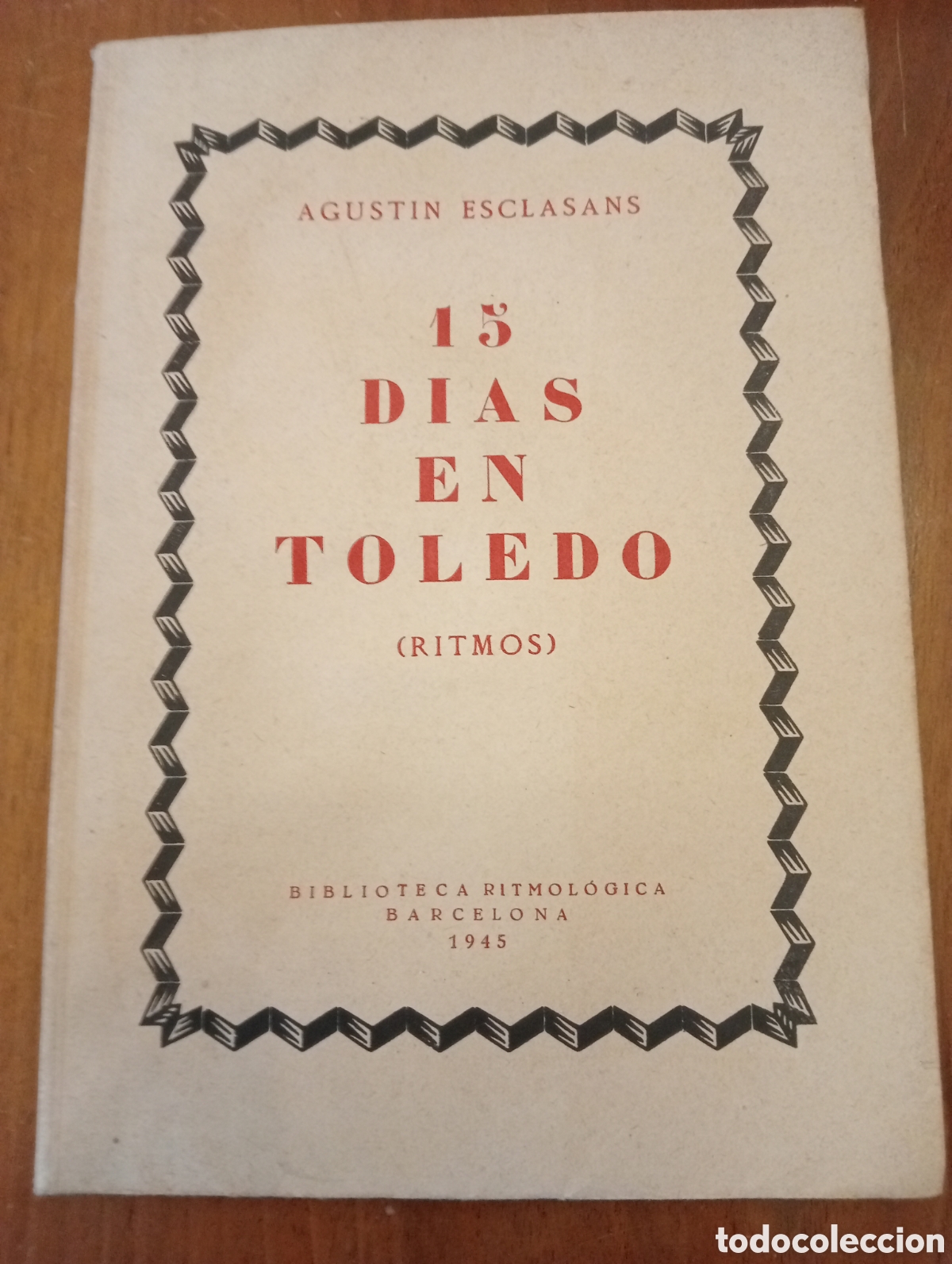 Libros de segunda mano: 15 dias en Toledo de Agust&iacute; Esclasans