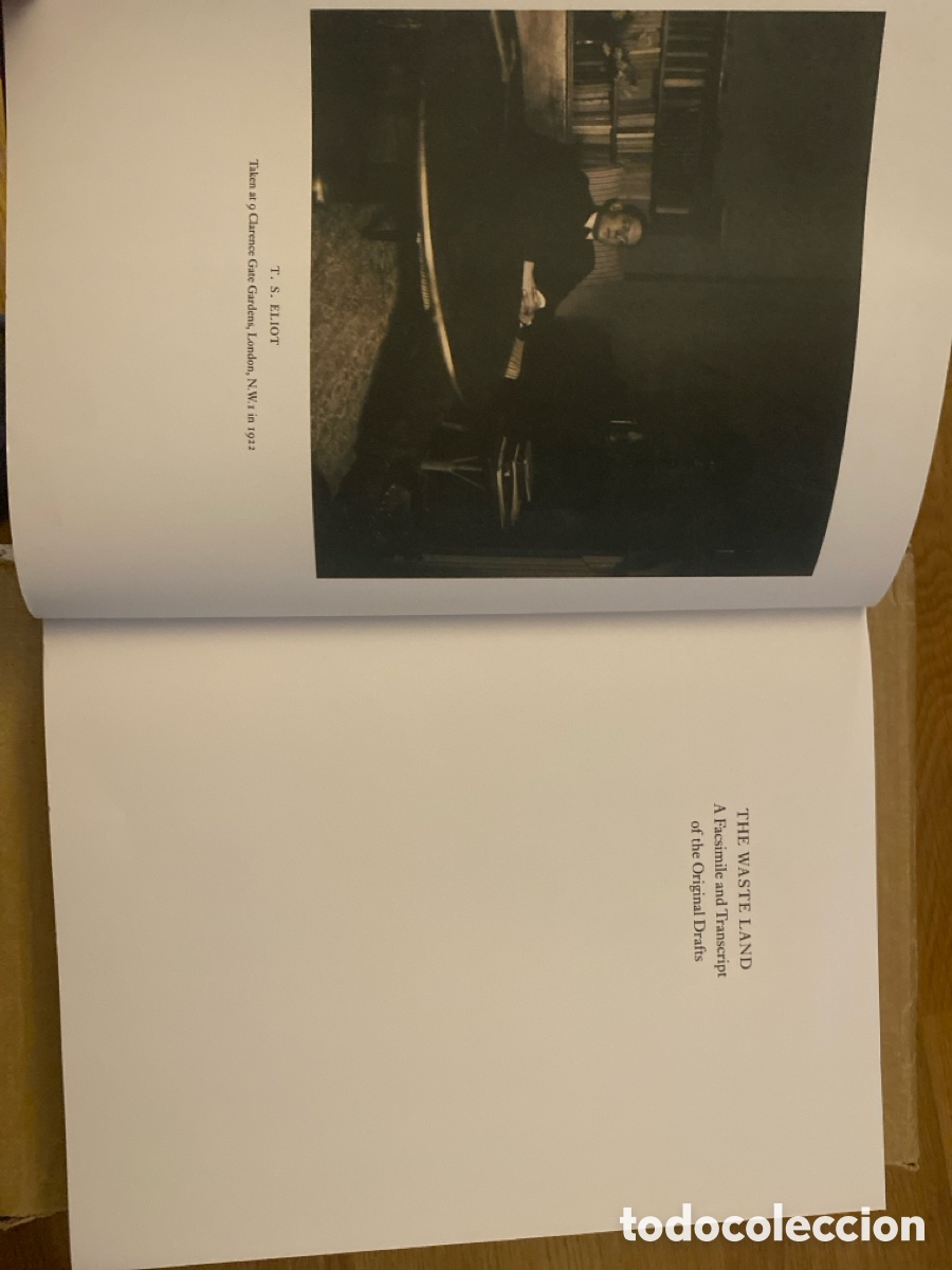 Libros de segunda mano: THE WASTE LAND a facsimile & transcript - Foto 3