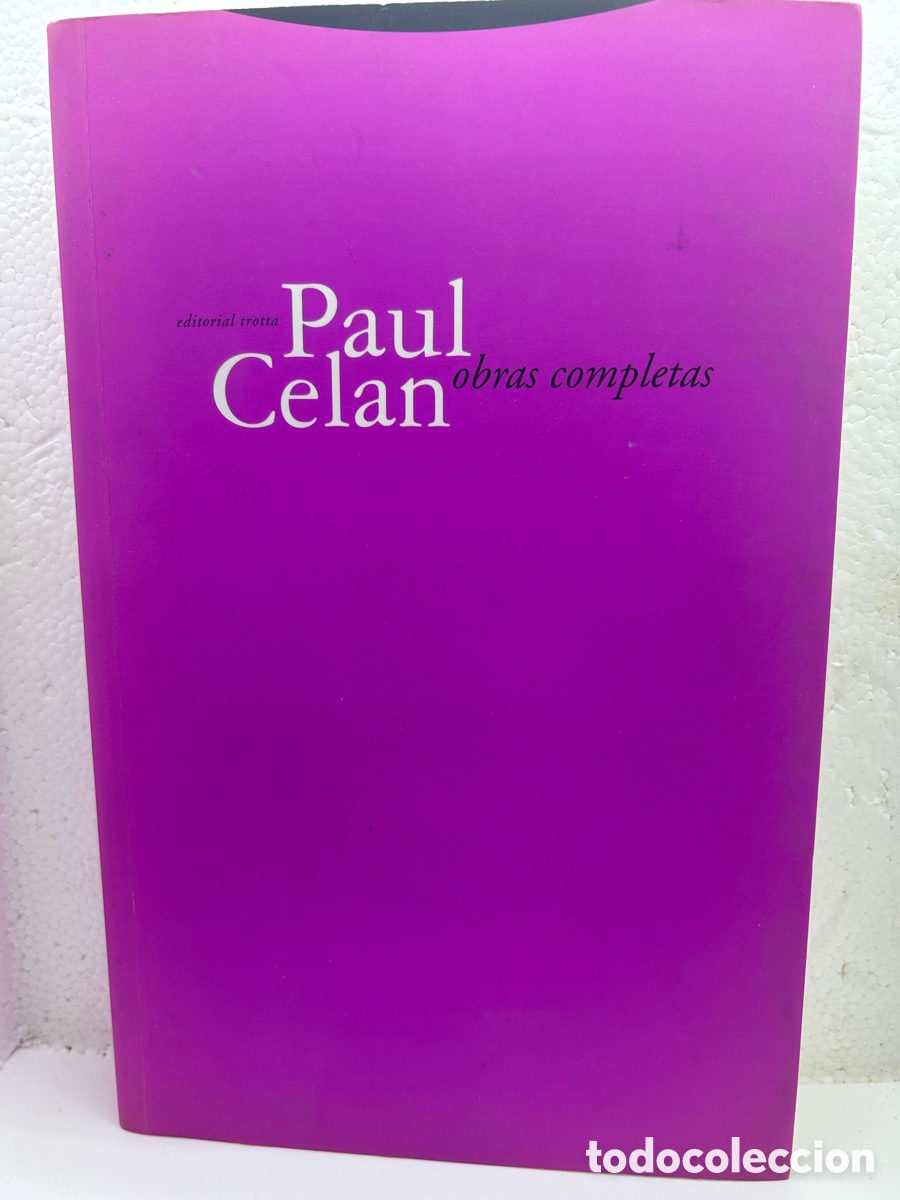 Libros de segunda mano: Paul Celan . Obras completas