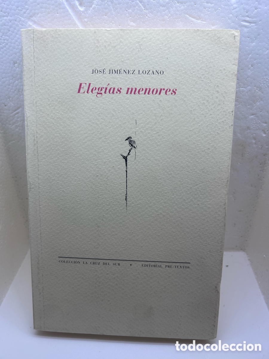 Libros de segunda mano: Eleg&iacute;as menores . Jos&eacute; Jim&eacute;nez Lozano