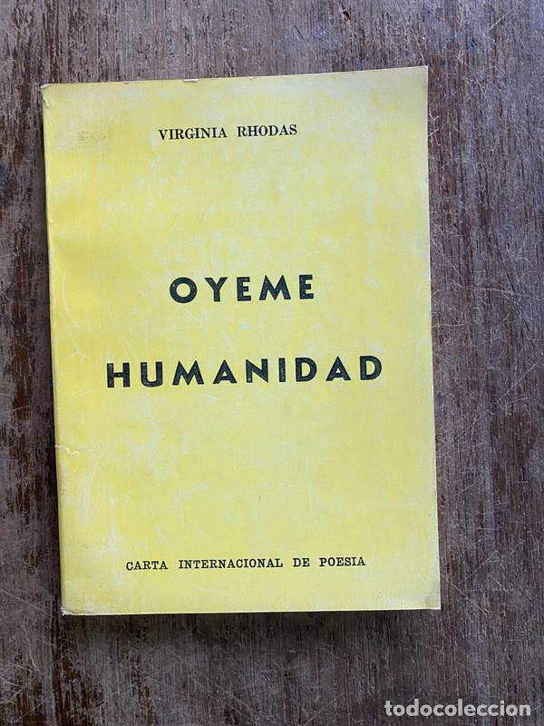 Gebrauchte B&uuml;cher: Oyeme Humanidad - Rhodas Virginia
