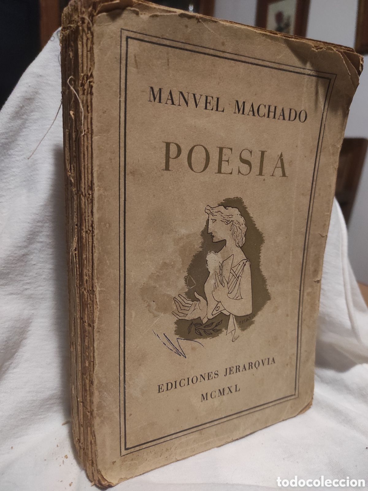 Libros de segunda mano: Manuel Machado. Poes&iacute;a. Ediciones Jerarqu&iacute;a 1940