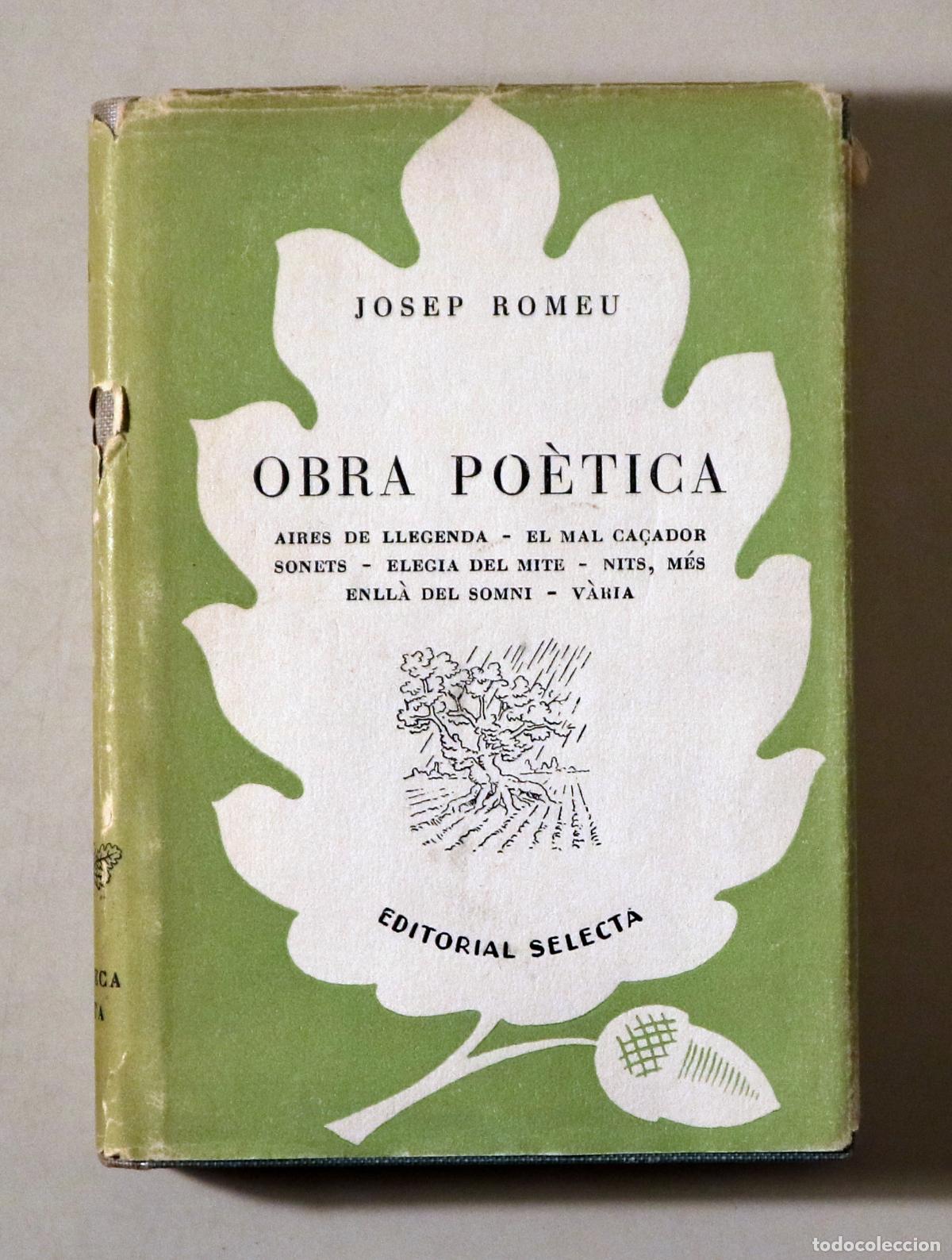 Libri di seconda mano: ROMEU, Josep - OBRA PO&Egrave;TICA - Barcelona 1951