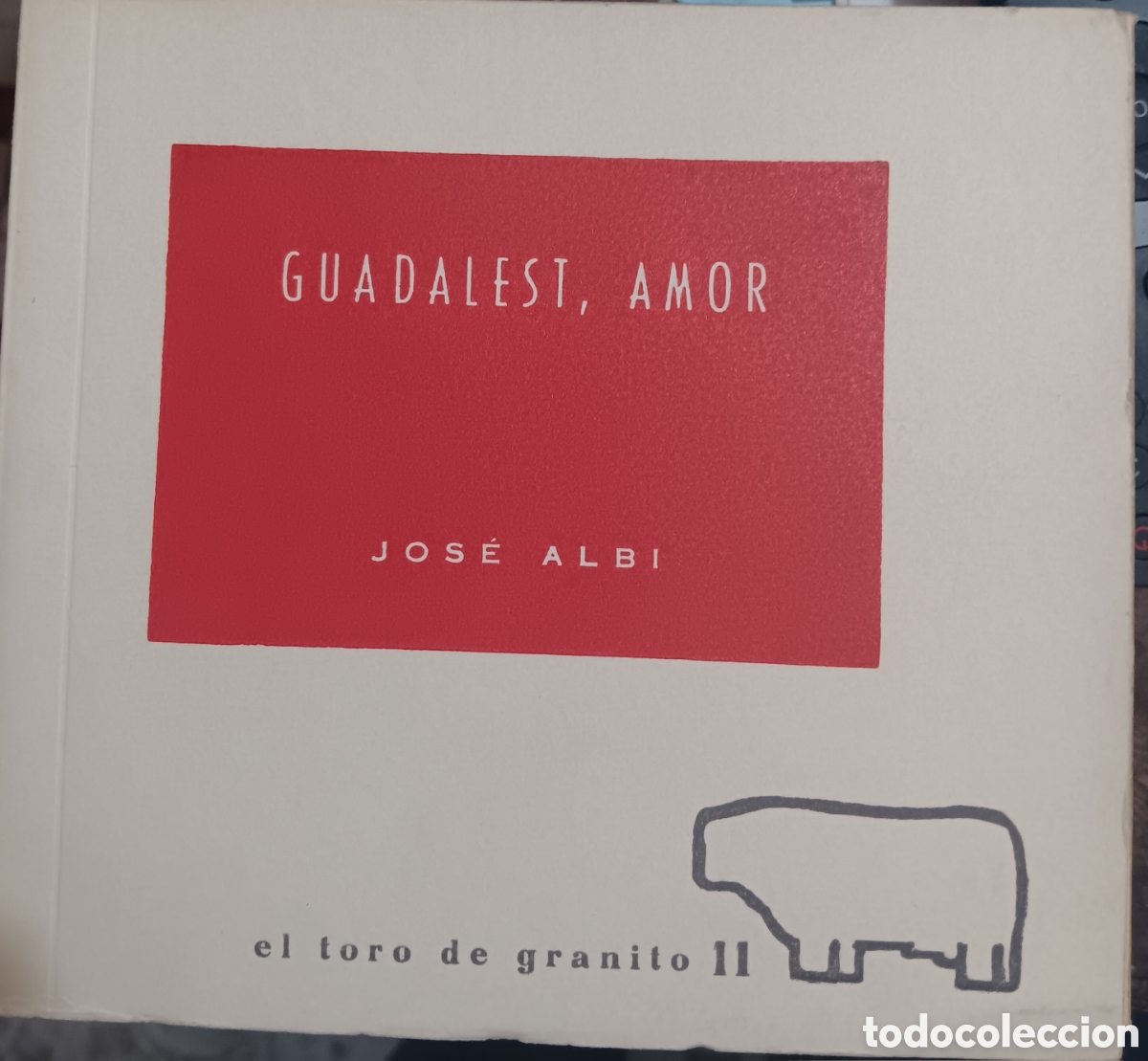 Libros de segunda mano: GUADALEST, AMOR JOS&Eacute; ALBI