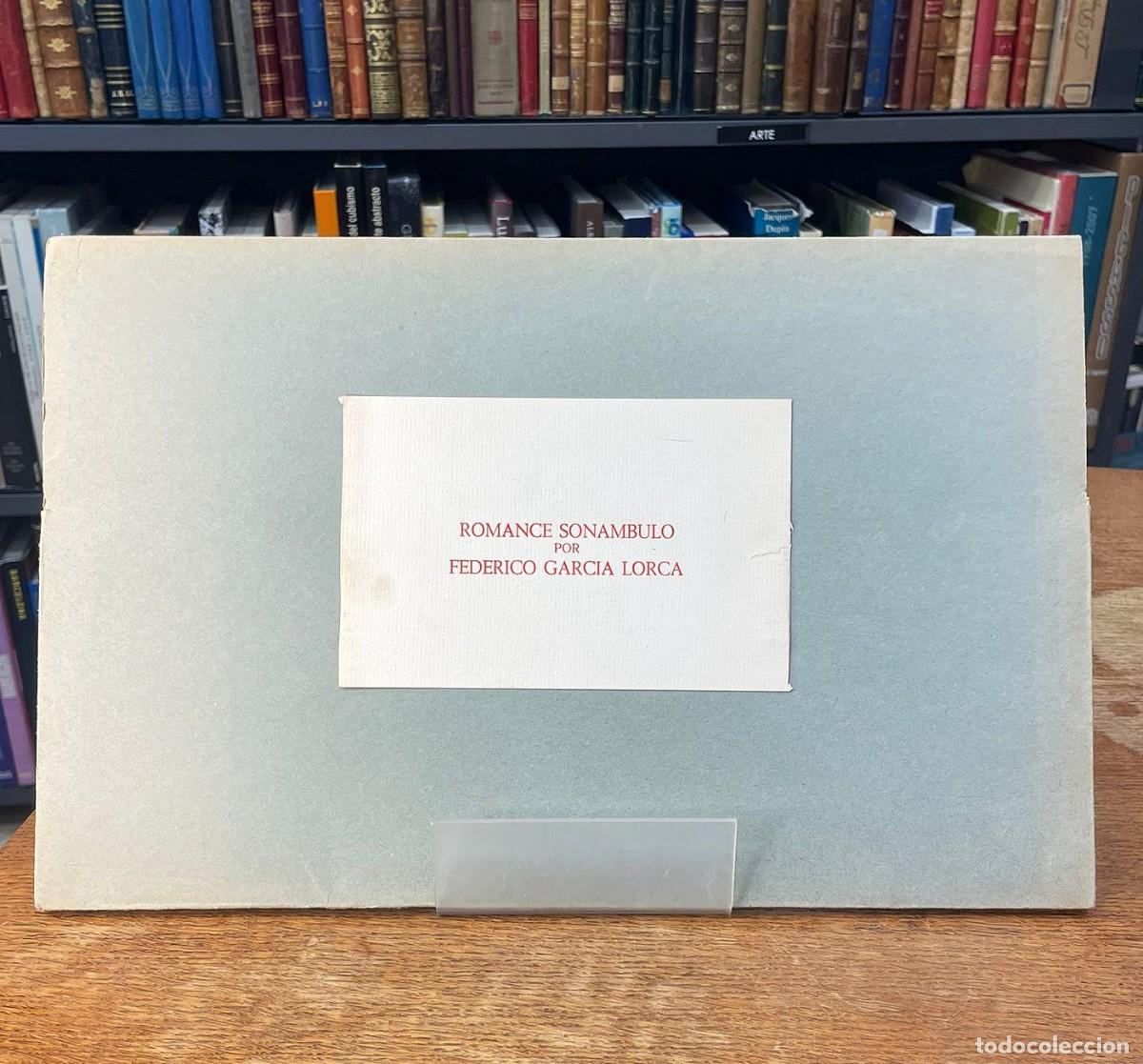 Libros de segunda mano: ROMANCE SON&Aacute;MBULO. FEDERICO GARC&Iacute;A LORCA. FACS&Iacute;MIL DEL POEMA MANUSCRITO