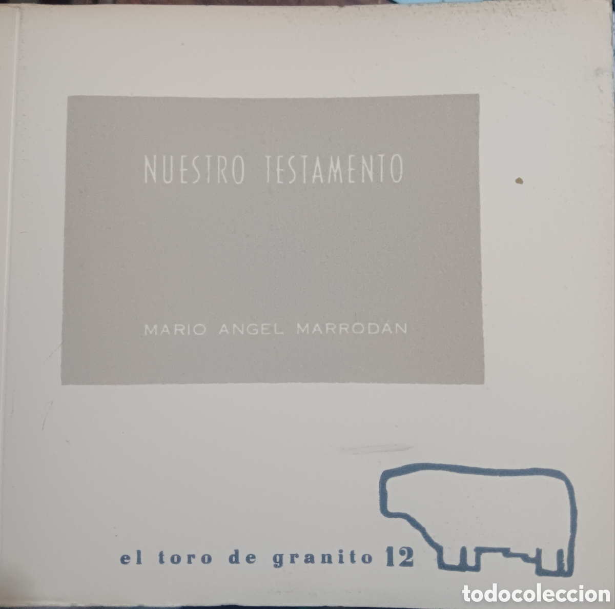 Libros de segunda mano: NUESTRO TESTAMENTO MARIO &Aacute;NGEL MARRODAN