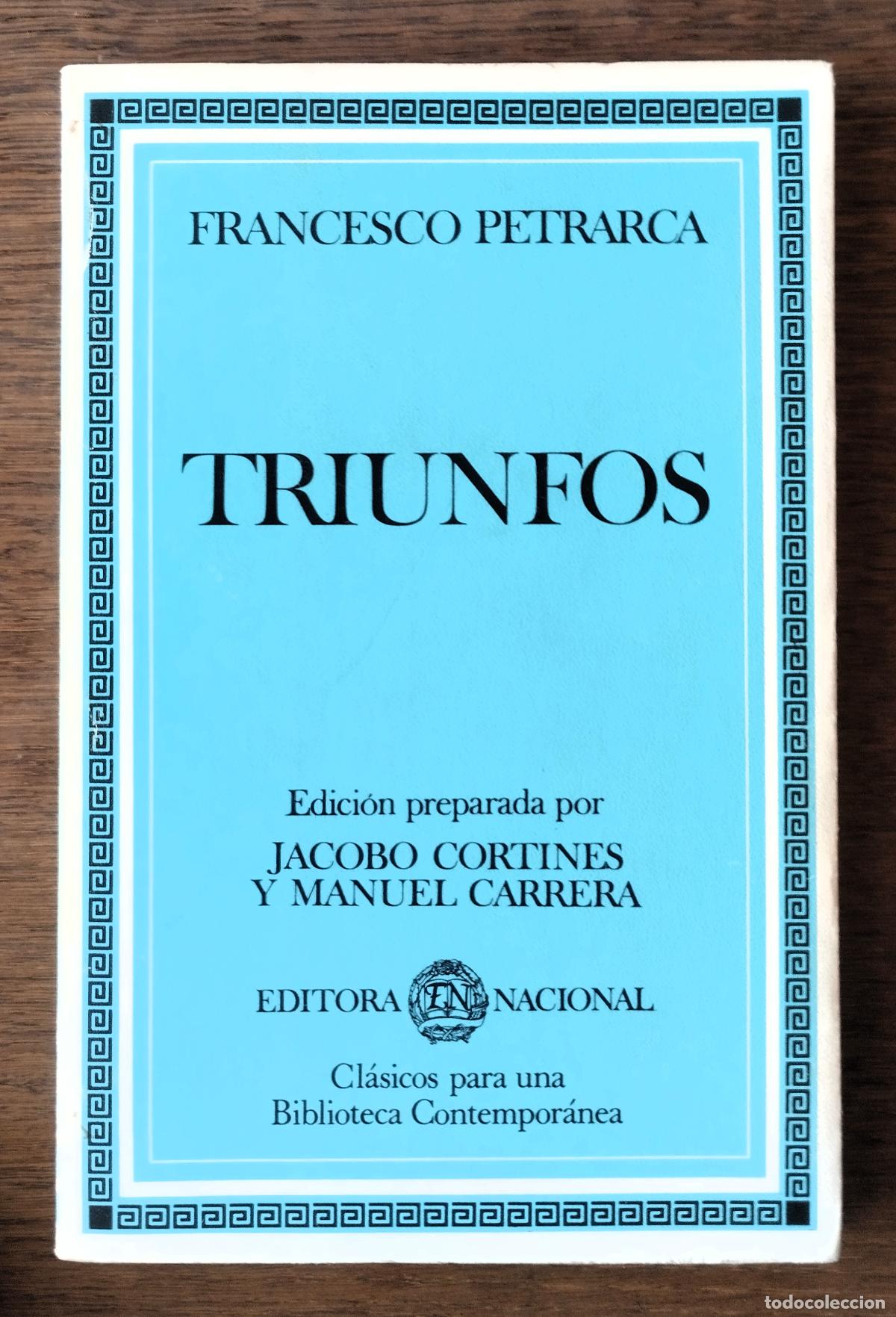 Libros de segunda mano: Francesco Petrarca, Triunfos, Editora Nacional, 1983,