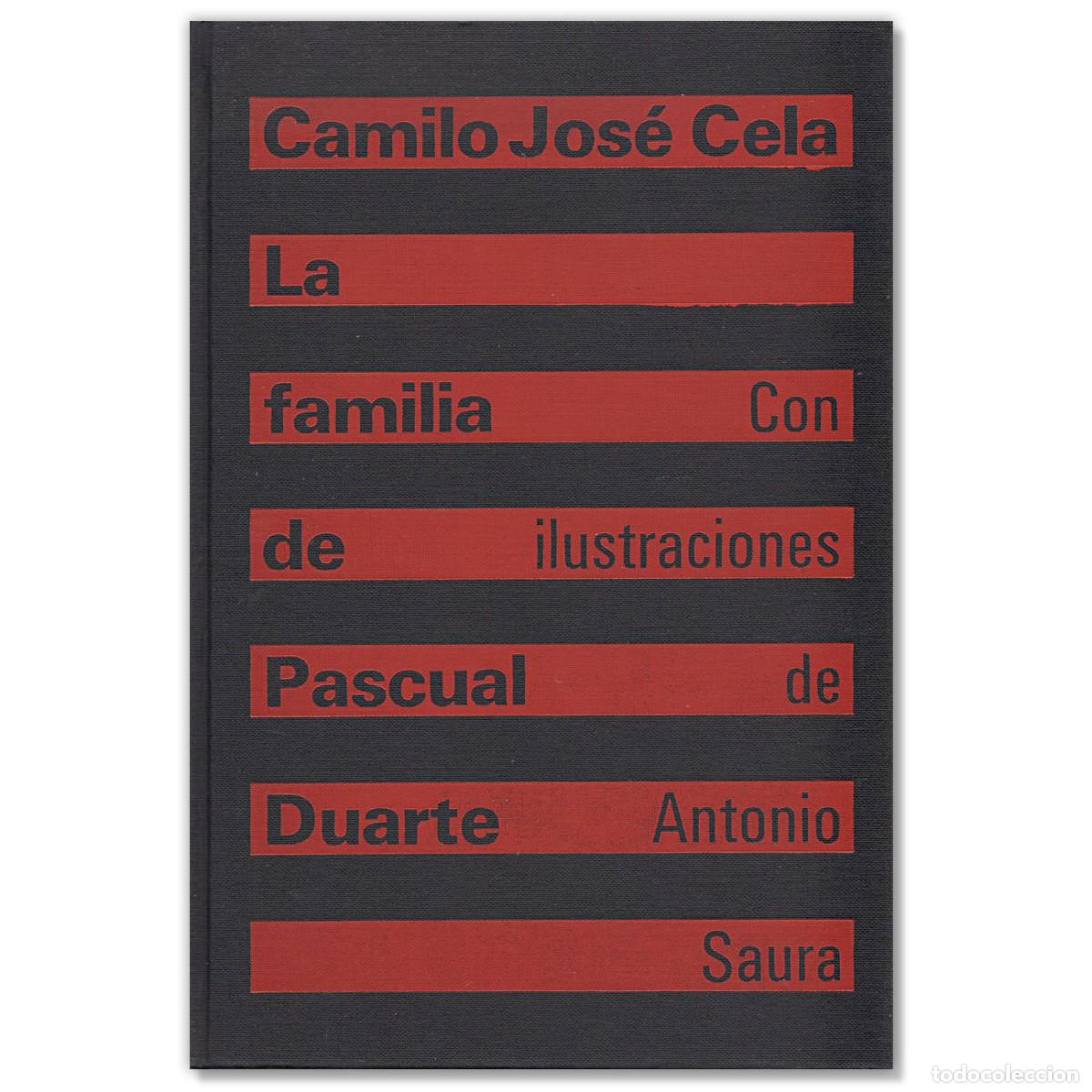 Libros de segunda mano: LA FAMILIA DE PASCUAL DUARTE Camilo Jos&eacute; Cela