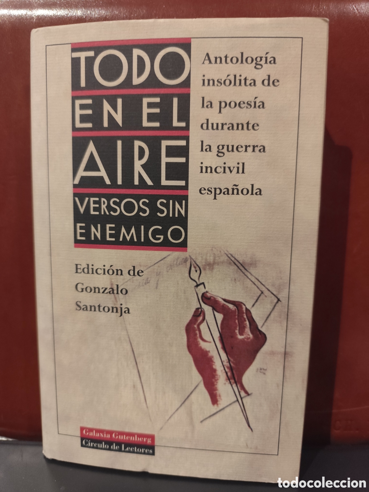 Libros de segunda mano: Todo en el aire. Versos sin enemigo. Edici&oacute;n de Gonzalo Santoja