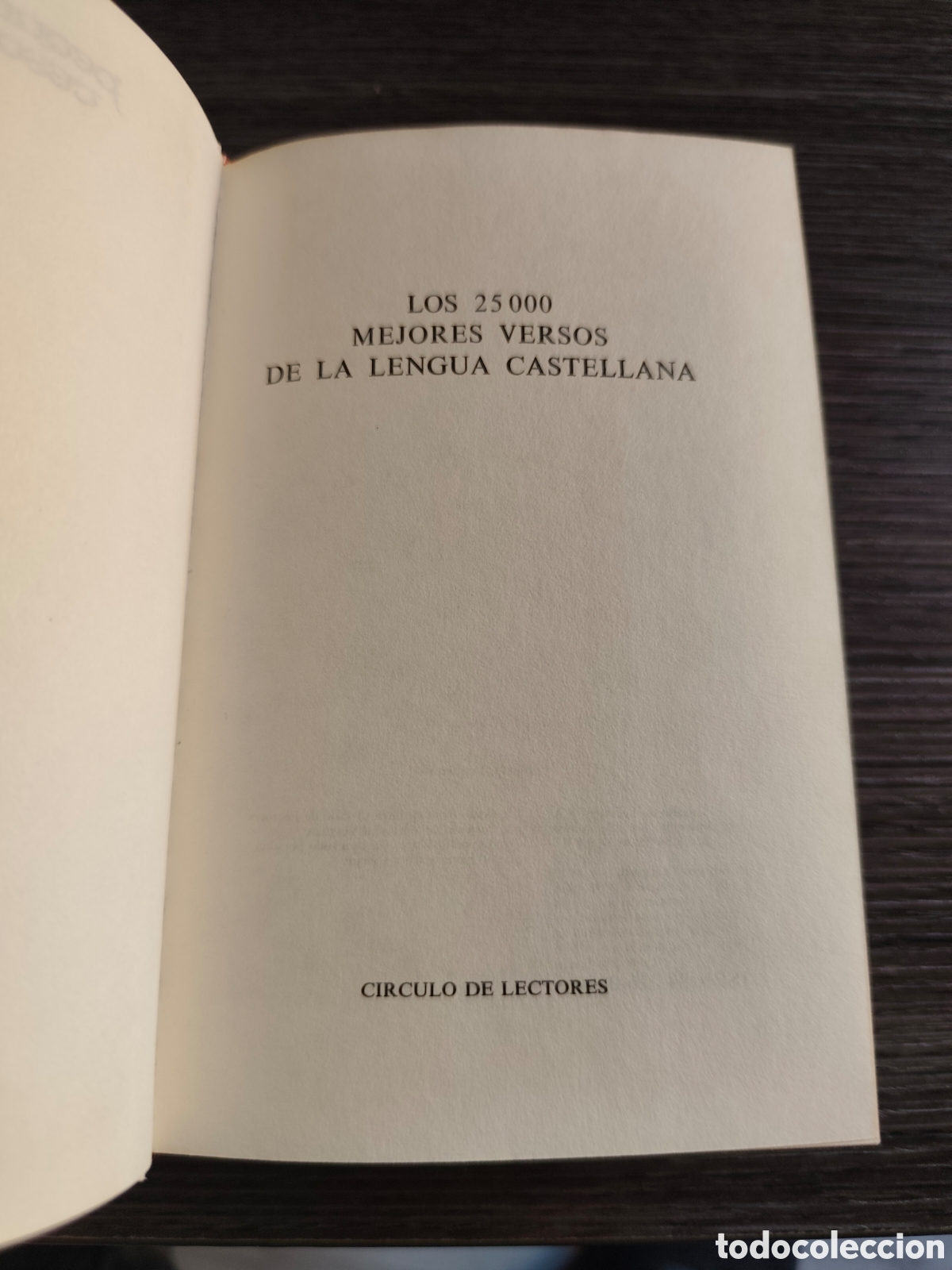 Libros de segunda mano: Los 25000 mejores versos de la lengua castellana