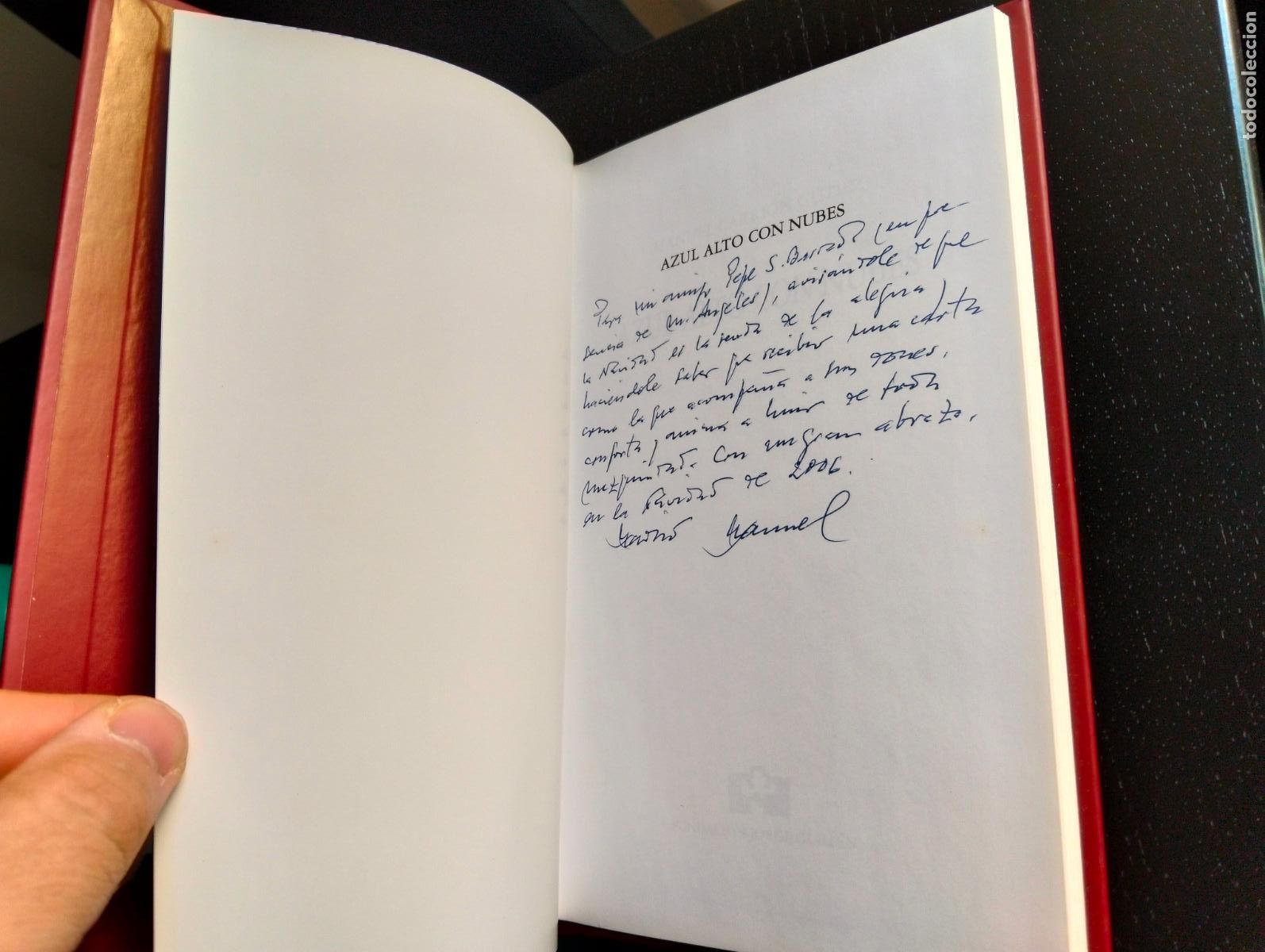 Libros de segunda mano: Poesia. Dedicado. Azul Alto con Nubes, Manuel Carrion Gutiez, Fund. J. Guillen, 2010 L55