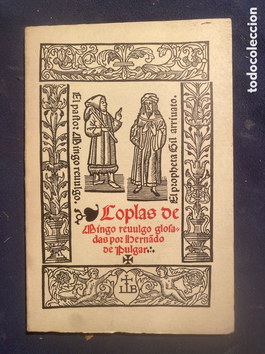 Libros de segunda mano: HERNANDO DEL PULGAR: - COPLAS DE MINGO REVULGO - (FACS&Iacute;MIL) (ESPASA CALPE, 1972)