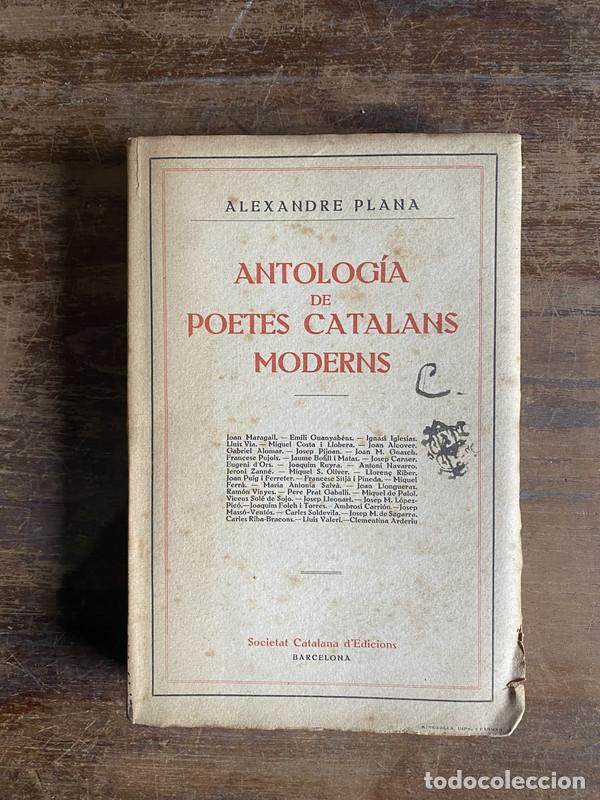 Libros de segunda mano: Antologia de Poetes Catalans Moderns (en catalan) - Plana Alexandre