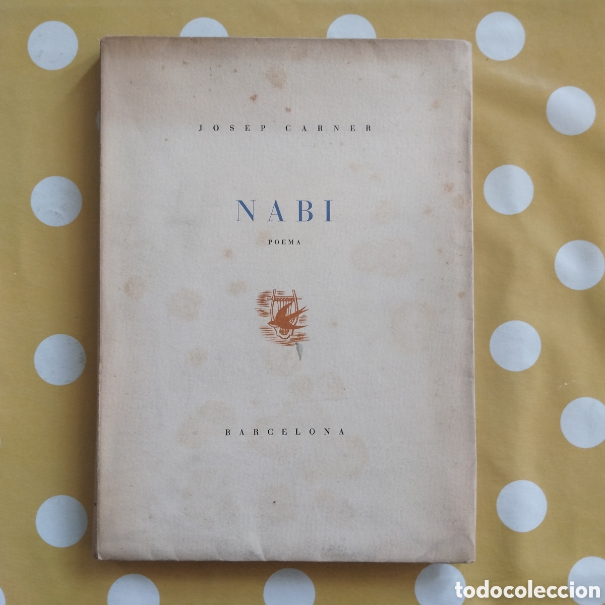 Libros de segunda mano: JOSEP CARNER NABI PAPER DE FIL 177/200 1938 &rdquo;PRIMERA EDICI&Oacute;&rdquo; AMICS DE LA POESIA