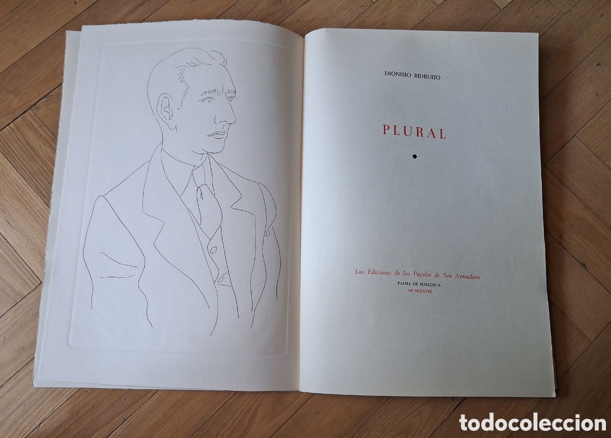 Libros de segunda mano: DIONISIO RIDRUEJO. PLURAL. EDICION NUMERADA CON GRABADOS DE JOS&Eacute; CABALLERO. 1978.
