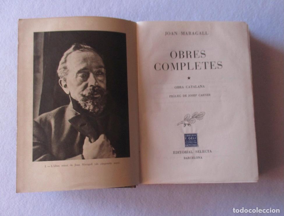 Libros de segunda mano: OBRES COMPLETES DE JOAN MARAGALL - Foto 2
