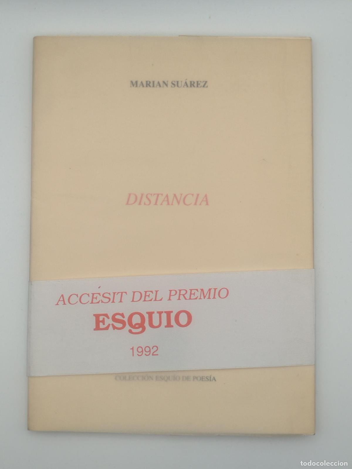 Libros de segunda mano: Distancia [Dedicado] - Su&aacute;rez, Marian.