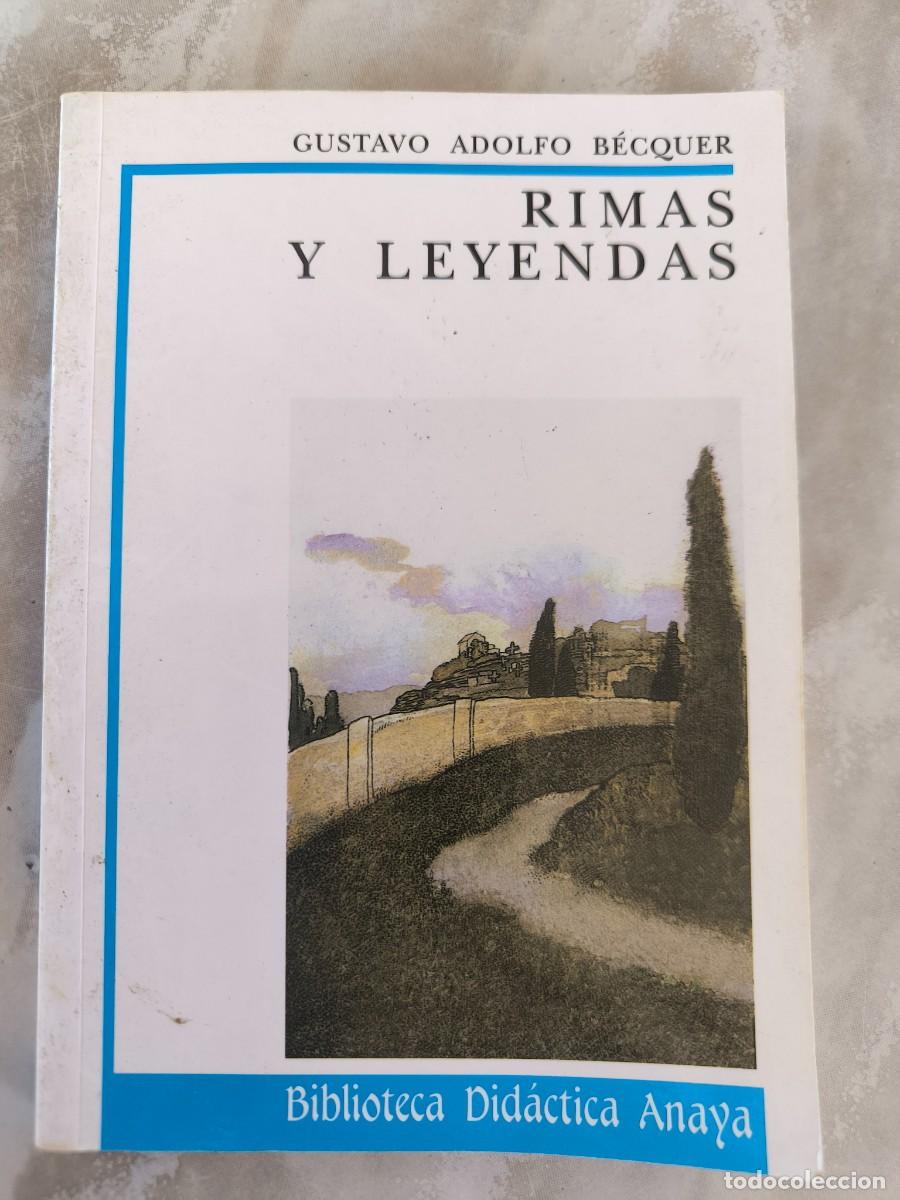 Libros de segunda mano: Gustavo Adolfo B&eacute;cquer rimas y leyendas biblioteca did&aacute;ctica Anaya