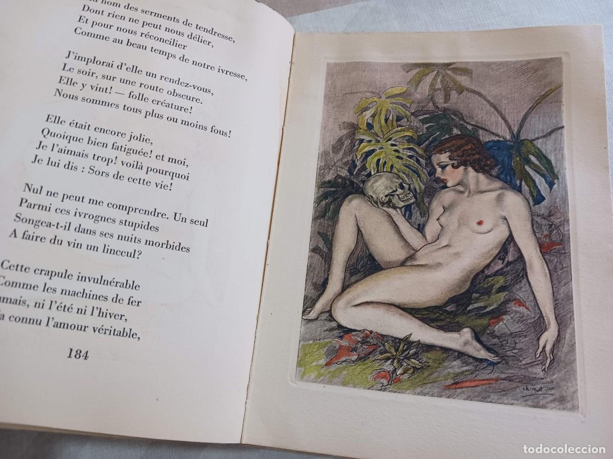 Libros de segunda mano: LES FLEURS DU MAL (1939) - CHARLES BAUDELAIRE, ILUSTRADO POR &Eacute;DOUARD CHIMOT