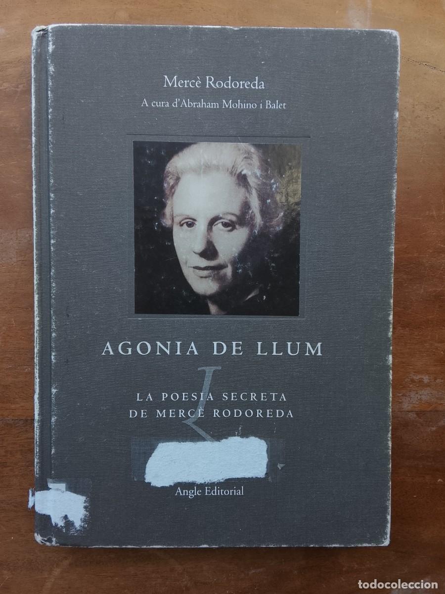 Libros de segunda mano: Merc&eacute; Rodoreda, agon&iacute;a de Llum, poes&iacute;a