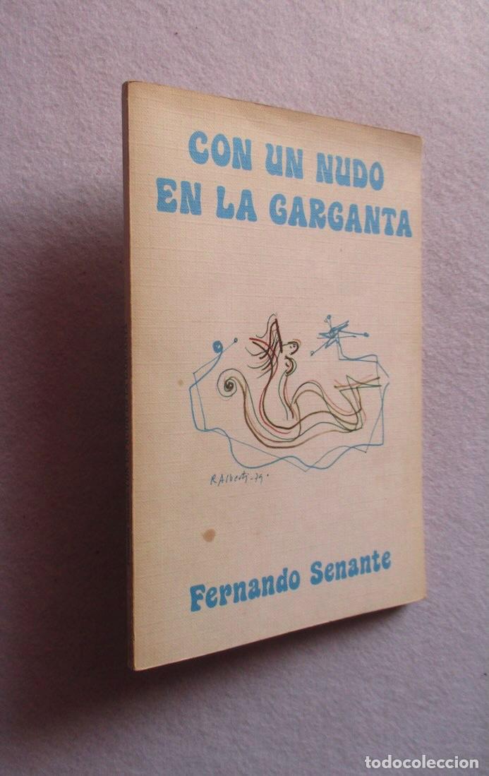 Second hand books: CON UN NUDO EN LA GARGANTA - FERNANDO SENANTE