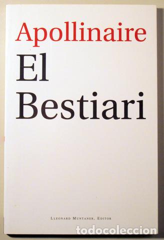 Livres d'occasion: APOLLINAIRE, Guillaume - CANET, Jaume - EL BESTIARI - Palma de Mallorca 2006 - Dibuixos de Jaume Can