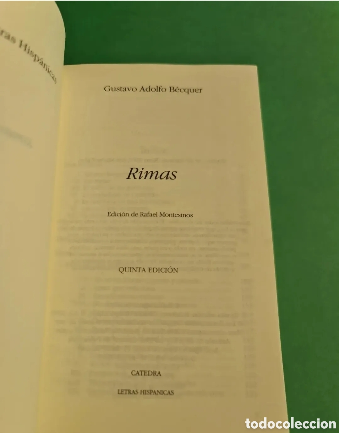Libros de segunda mano: Libro Rimas. Quinta edici&oacute;n. - Foto 3