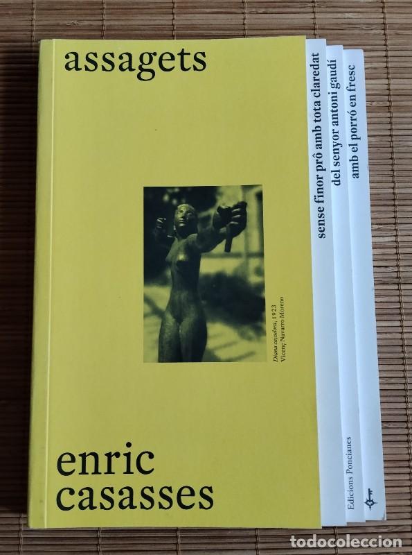 Libros de segunda mano: Assagets - Enric Casasses Figueras - Edicions Poncianes, 2020 - Poesia