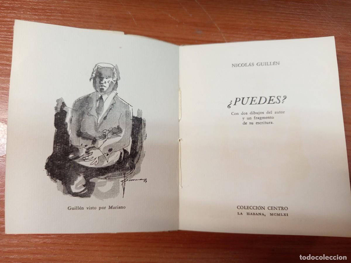 Libros de segunda mano: &iquest;Puedes? Nicol&aacute;s Guill&eacute;n. - Foto 2