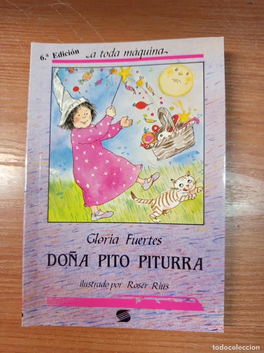 Libros de segunda mano: Do&ntilde;a pito piturra. Jugando a leer. Gloria Fuertes.